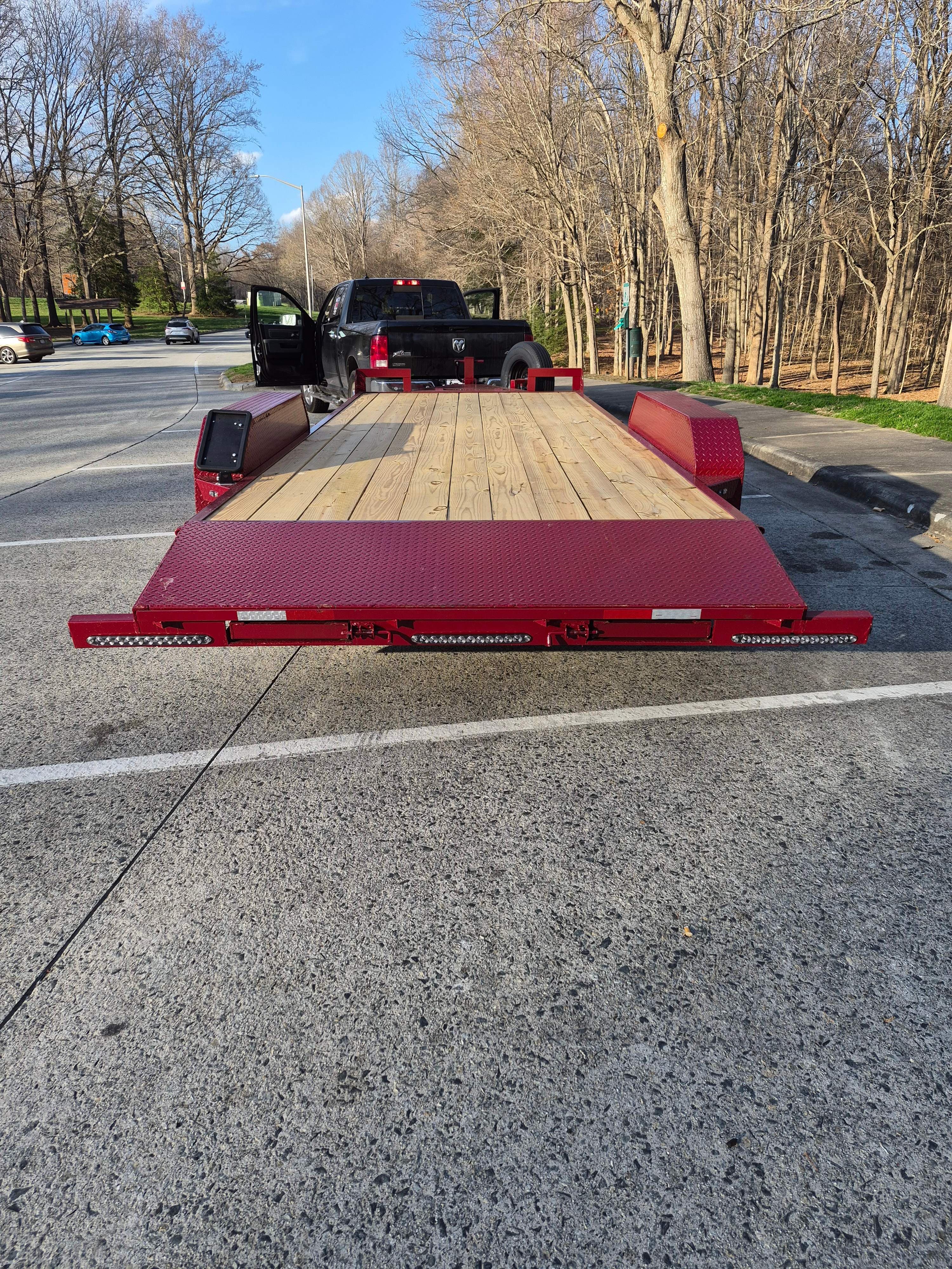 2026 Car Equipment Trailer deck and ramps