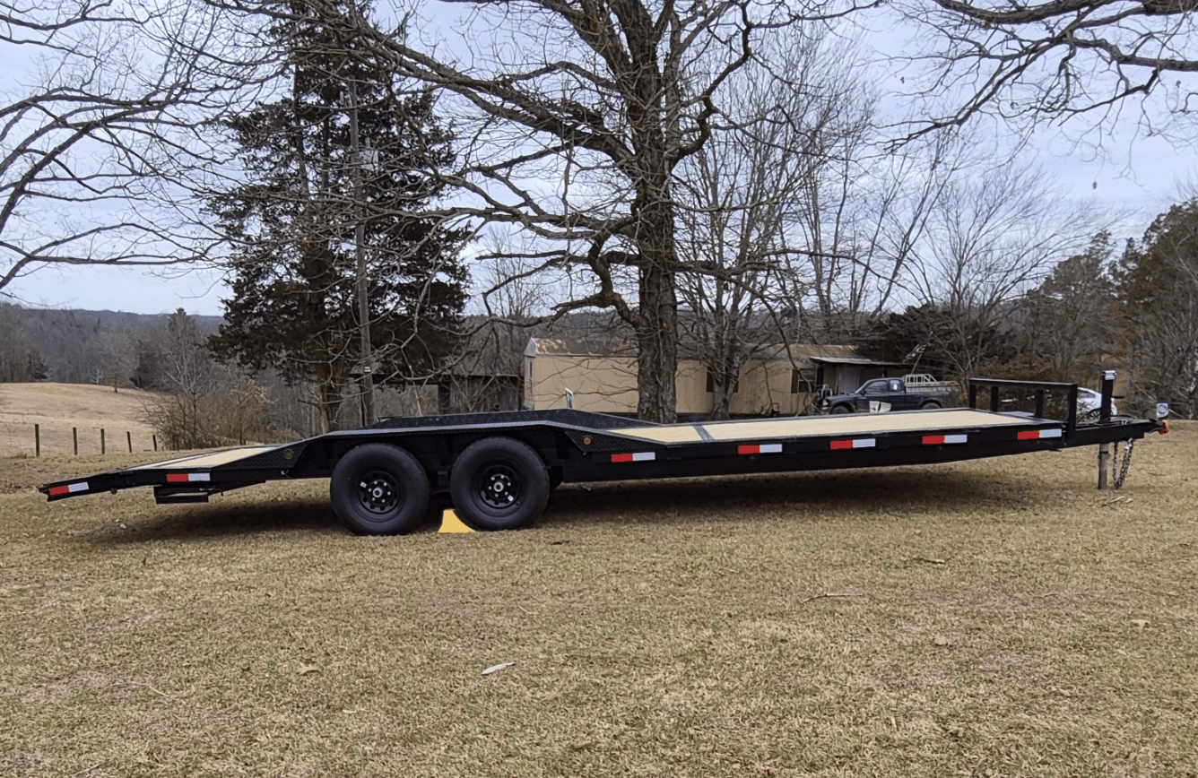 2026 10K Drive Over Fenders car trailer for rent in Bedford VA